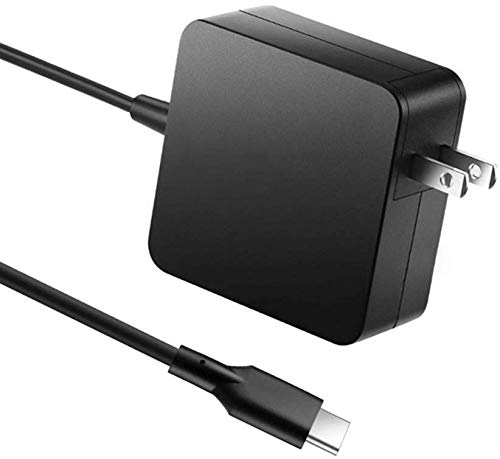 65W USB C Fast Charger for Dell Latitude Laptops - Compatible with 3400/3500/5290(2in1)/5300/5400/5500/7200(2in1)/7300/7400(2in1) Models - Replacement for LA65NM170/HA65NM170/02YK0F/0M1WCF - Black - Perfect for Home, Office & Travel Charging