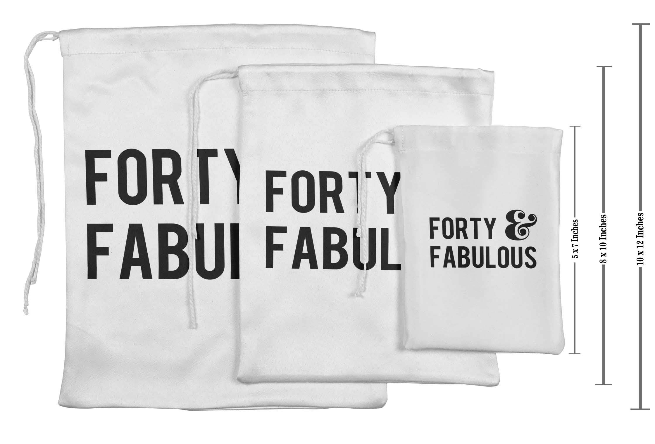 Custom White Drawstring Favor Bags - 15-Piece Birthday Party Supplies Set for Souvenirs, Gifts & Celebrations | Perfect for Baby Showers, Weddings & Special Events