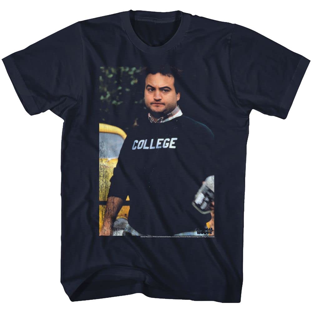 Animal House Movie T-Shirt - Classic American College Comedy Tee for Men & Women - Blue Cotton Graphic Tee - Perfect for Movie Nights, Halloween Costumes & Fan Gifts