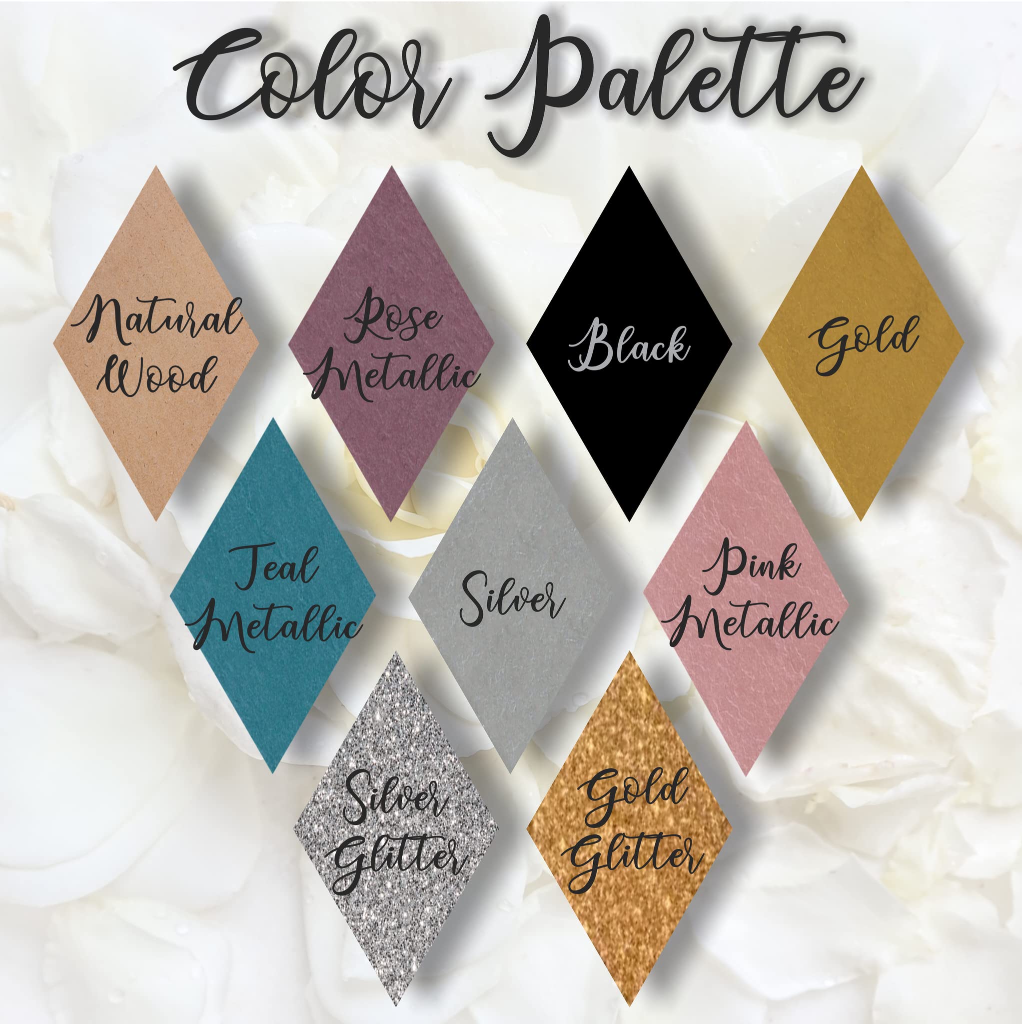 Personalized Rose Gold Hourglass Birthday Cake Topper - Custom Name Cake Decorations for Wedding, Anniversary & Special Events - Elegant Cake Topper for Birthday Parties & Celebrations