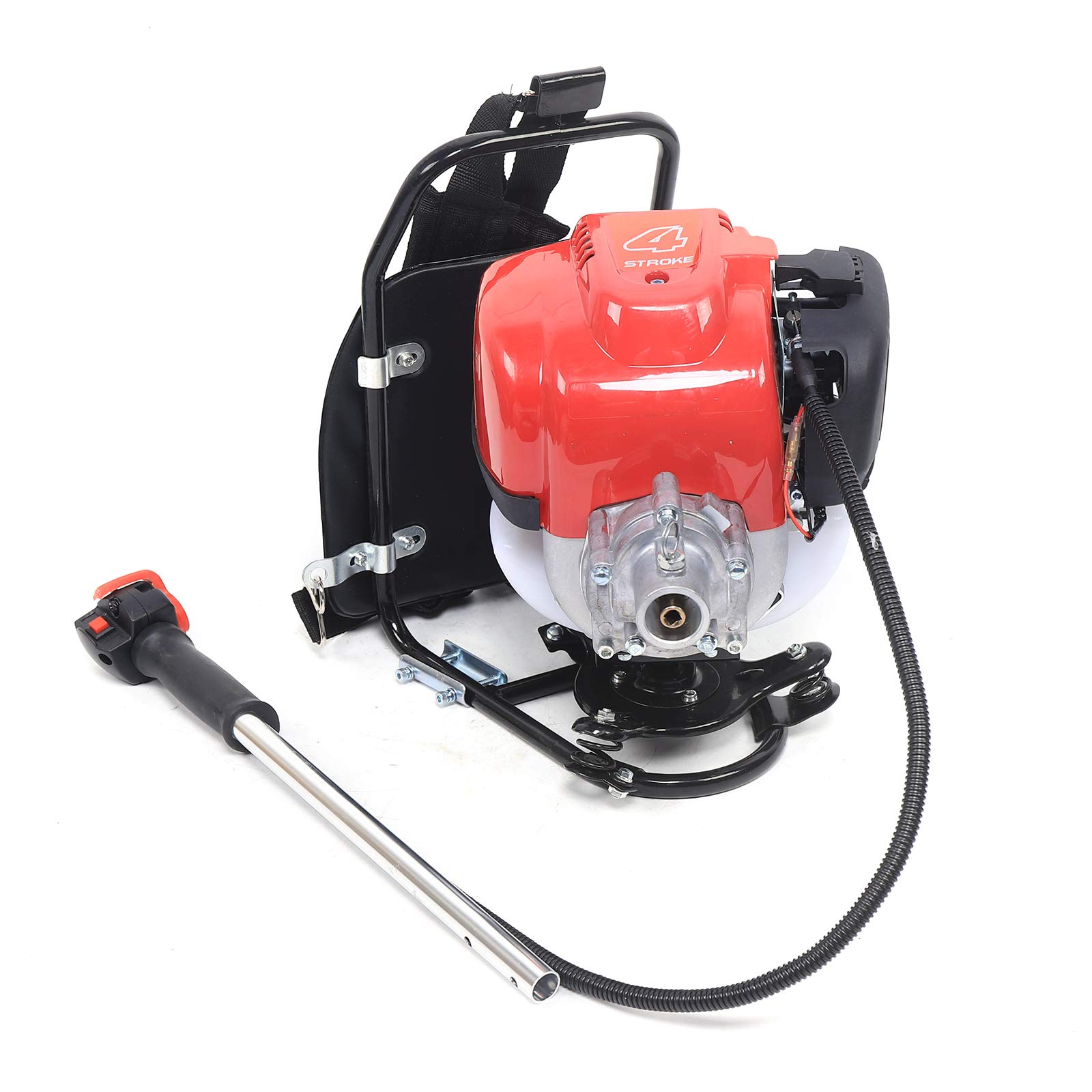 **38.7CC 4-Stroke Gas Powered Backpack Concrete Vibrator - GX35 1.4HP 3500RPM Portable Cordless Vibrating Tool for Construction, Road Repair & DIY Projects**