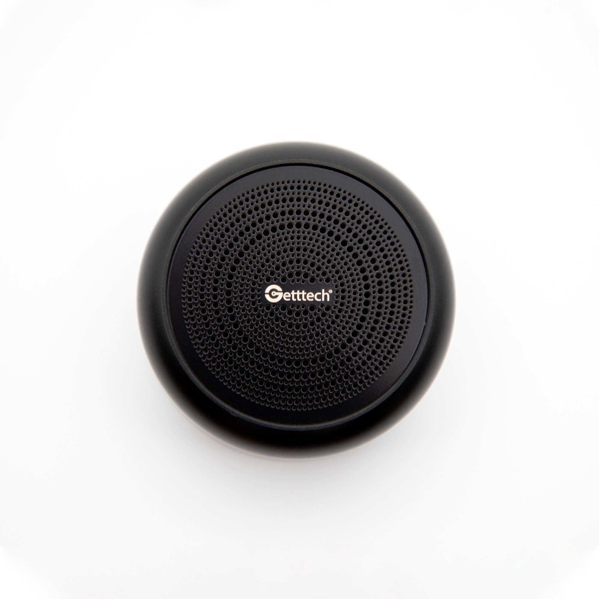 GETTTECH Mini Portable Bluetooth Speaker with Wireless 5.0 Technology, Hands-Free Calling, Compact Design (Black) - Perfect for Travel, Outdoor Adventures & Home Use