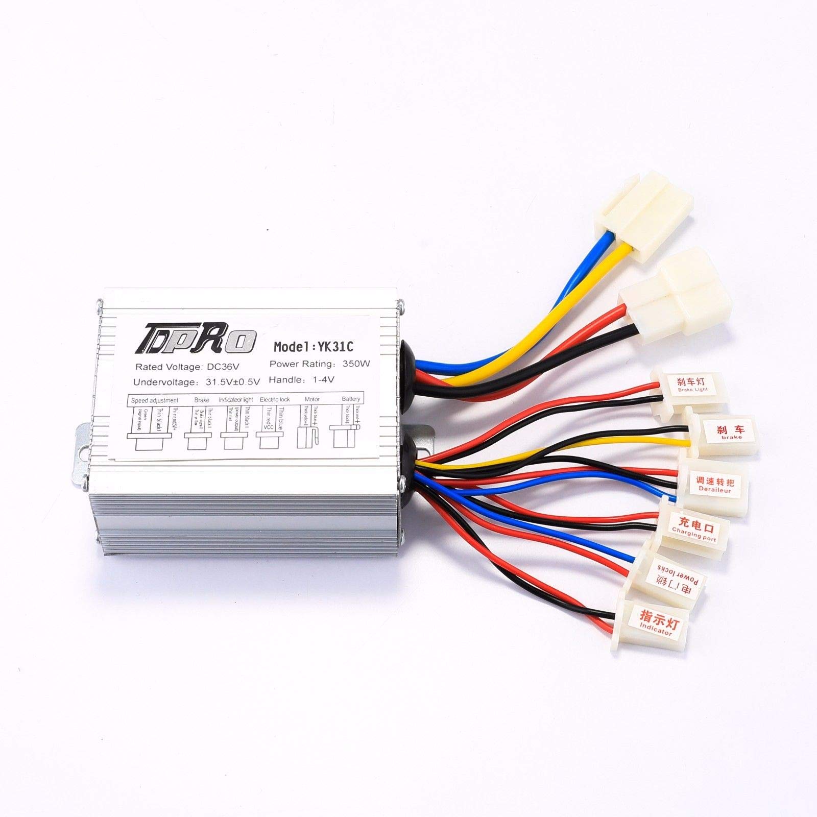 36V 350W Brushed Speed Controller for ATV Quad - Off-Road & DIY Projects