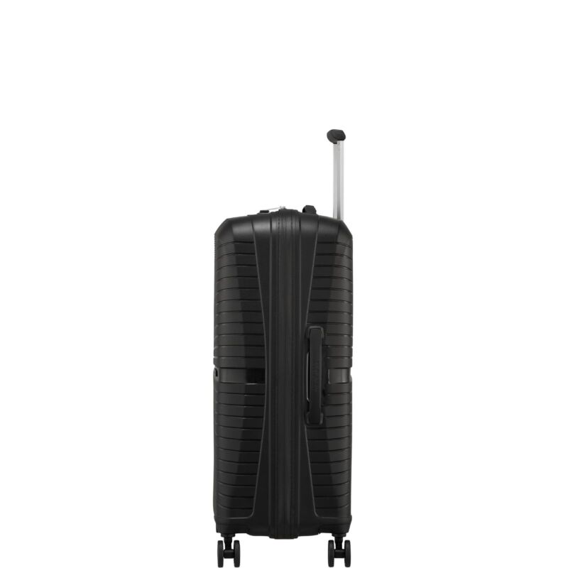 American Tourister Airconic 3-Piece Luggage Set - Durable Black Suitcases for Travel, Business Trips & Vacations | Carry-On, Check-In & Spinner Wheel Design