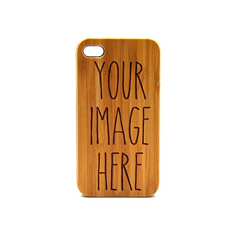 Custom Engraved Wooden iPhone 8 Case - Personalized Name & Design - Eco-Friendly Bamboo Phone Cover - Perfect Gift for Birthday, Anniversary & Holidays - Durable Protection for Everyday Use