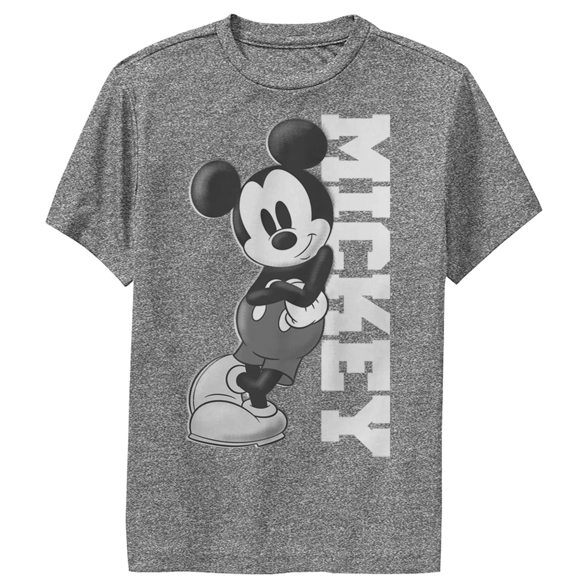 Disney Mickey Mouse Boys' Performance T-Shirt - Breathable & Comfortable for Sports, Play & Everyday Wear