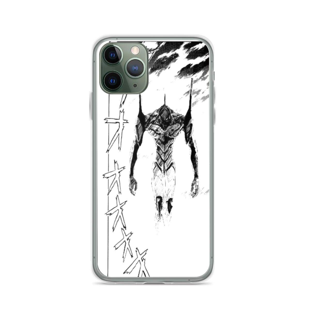 Evangelion Unit-01 Anime Phone Case for iPhone 14/13/12/11/X/8/7/6 & Galaxy S21/S20/S10/Note - Shockproof Transparent Cover - Perfect for Anime Fans, Gaming Enthusiasts & Daily Protection