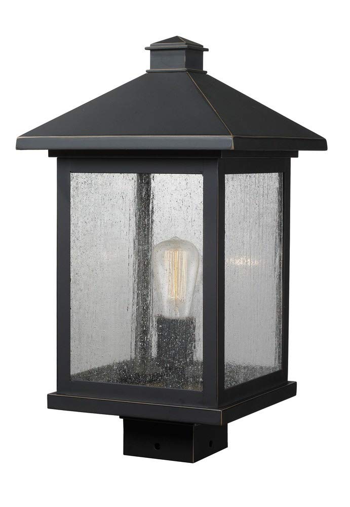 Portland - 1 Light Outdoor Post Mount Lantern in Coastal Style - 9.5