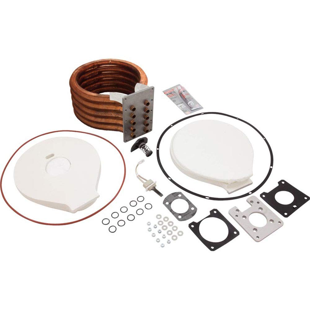 Pentair 474059 Tube Sheet Coil Assembly Replacement Kit for MasterTemp Pool & Spa Heater - Compatible with Pool Heaters, Hot Tubs & Spa Equipment Maintenance