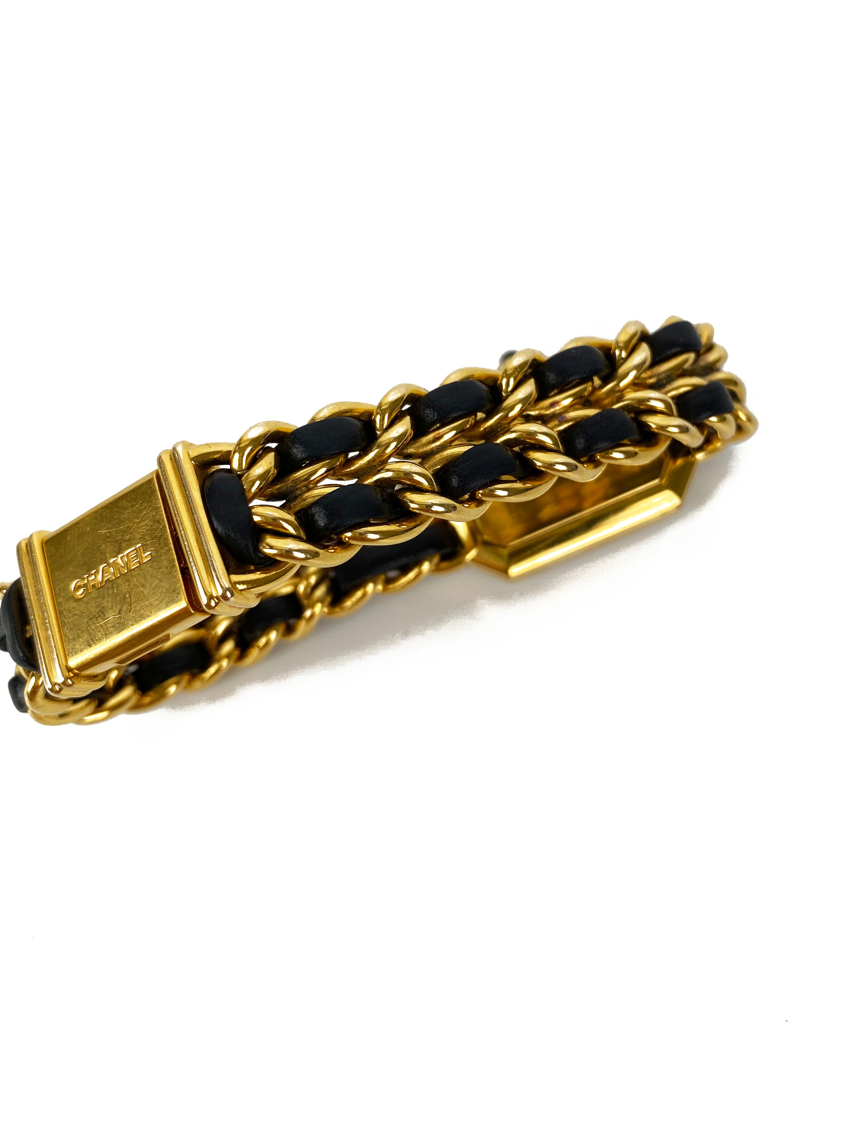 Chanel Premiere Black & Gold Luxury Watch for Women - Elegant Dress Watch for Formal Events & Special Occasions