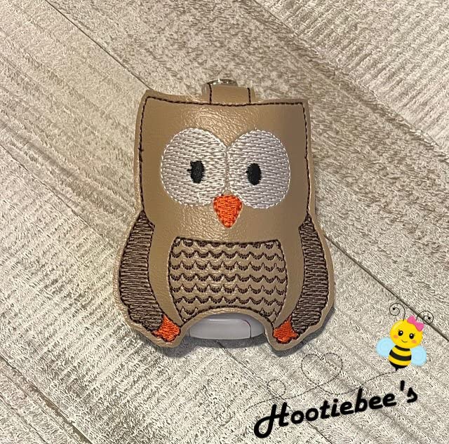 Owl Hand Sanitizer Holder & Lip Balm Holder - Cute Animal-Shaped Sanitizer Clip for Purse, Backpack, Keychain - Perfect for School, Office, Travel, and Daily Use