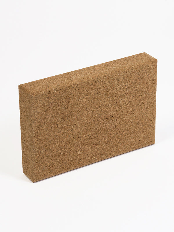 Premium Cork Yoga Block for Yoga Studio - Non-Slip Yoga Brick for Balance & Support - Ideal for Hot Yoga, Pilates & Home Workouts