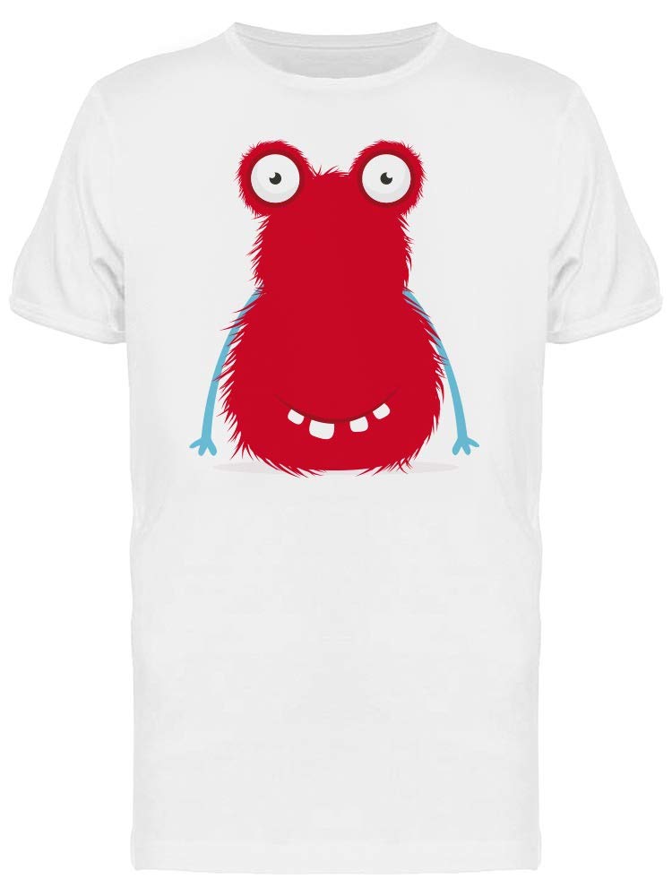 Funny Furry Red Monster T-Shirt for Men - Cool Graphic Tee for Casual Wear, Halloween Costume & Cosplay