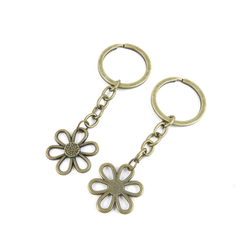 Sunflower Keychain Bulk Wholesale - Fashion Jewelry Keyring for Car Keys, Door Keys & Key Tags - Perfect for Gifts, Promotions & Everyday Use