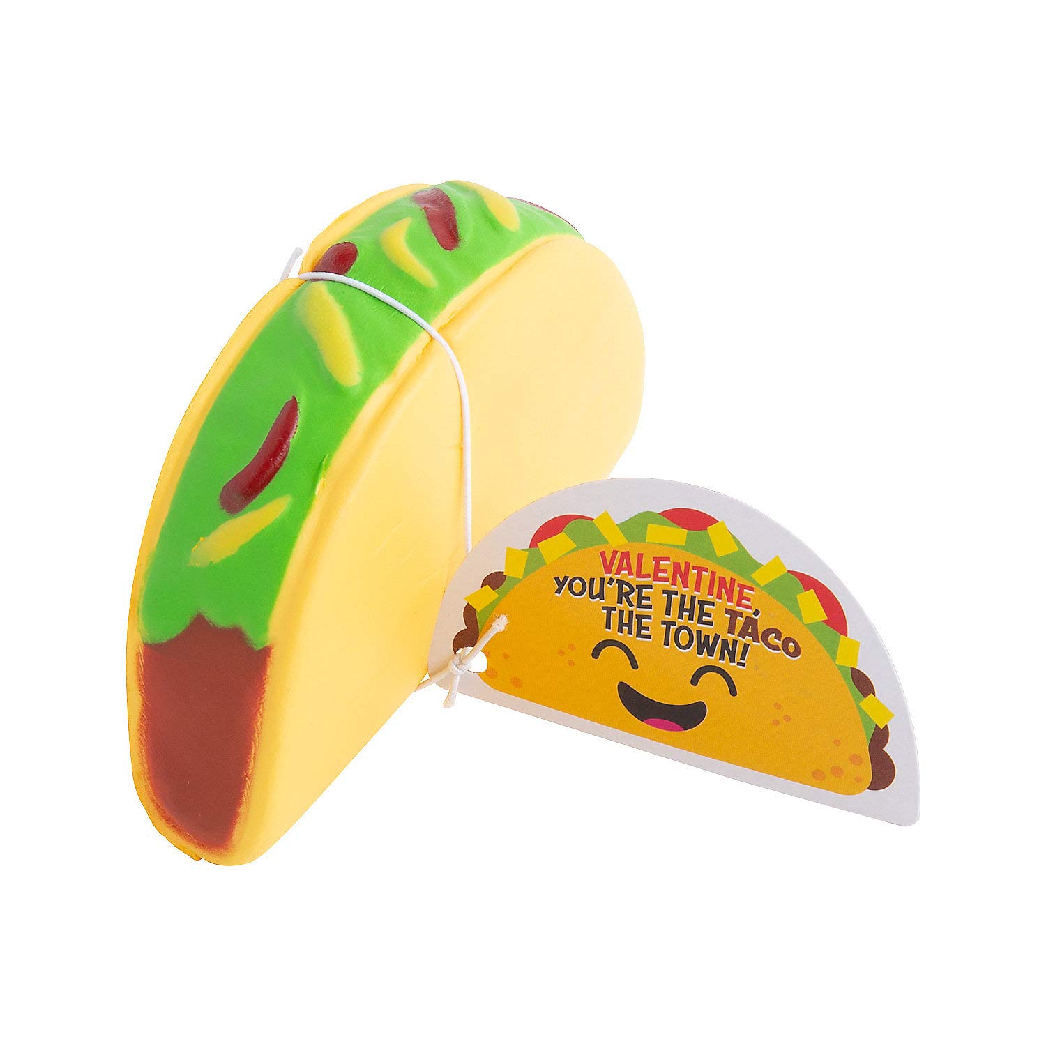 Valentine's Day Taco Toy Set - 12 Piece Fun Express Giveaway for Kids - Perfect for Classroom Prizes & Party Favors