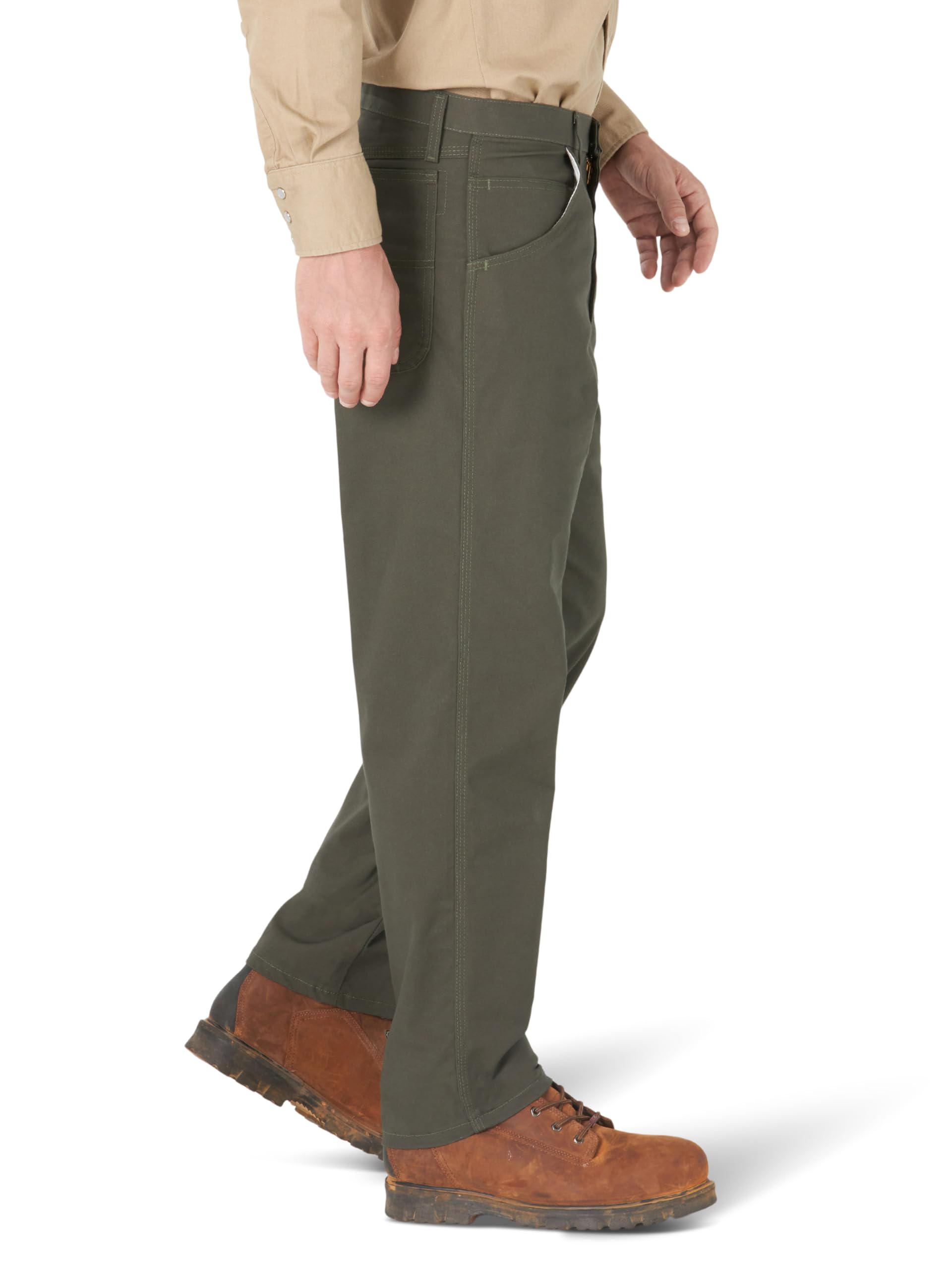 Wrangler Men's Flame Resistant Carpenter Work Pants - Durable & Comfortable for Construction, Welding & Industrial Jobs