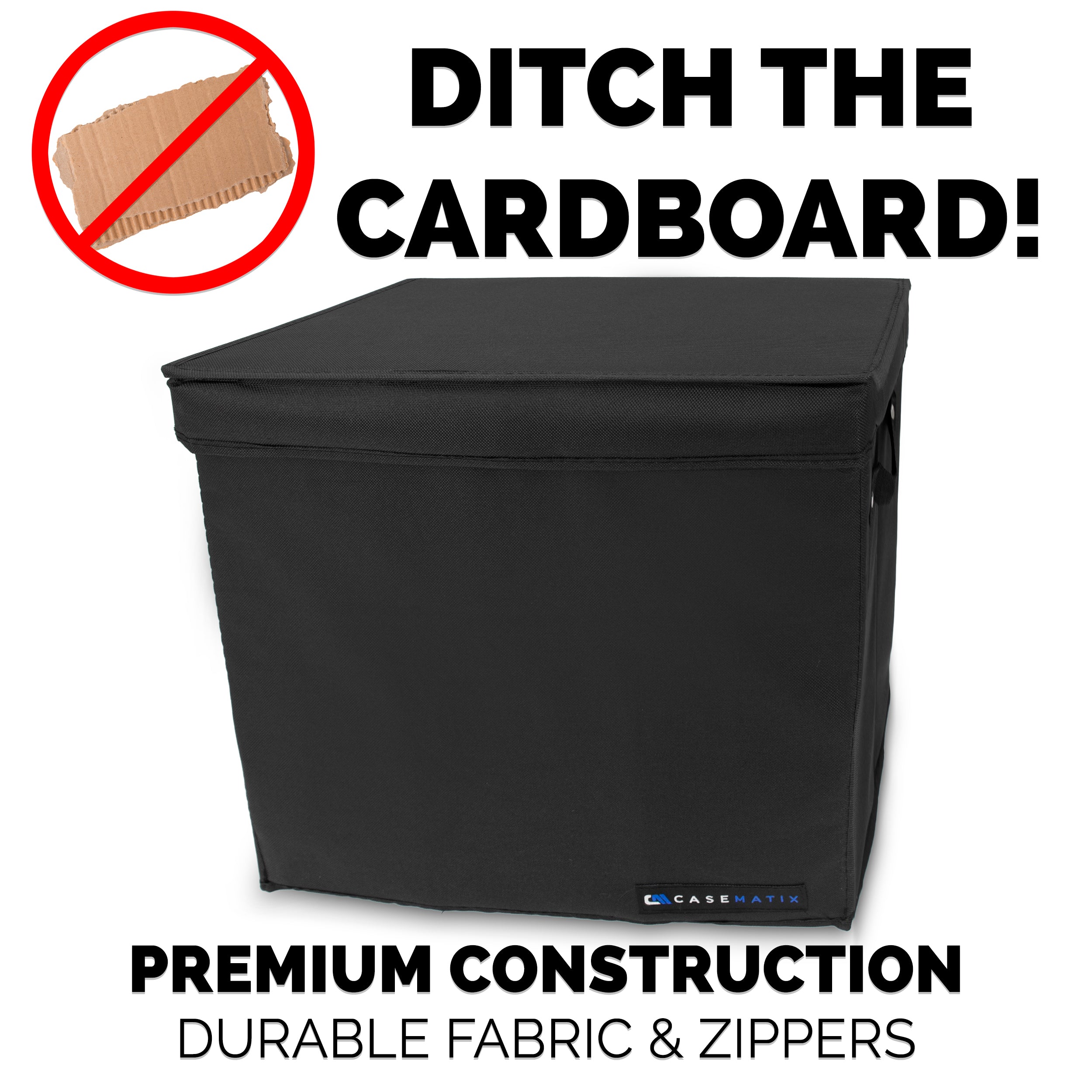 CASEMATIX Graded Magazine Storage Case - Holds 25 CGC Graded Comics & Magazines with Removable Dividers (Fits up to 14.5