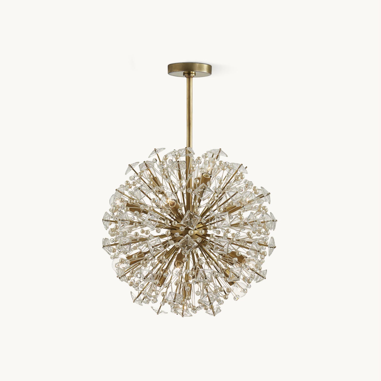 Dickinson Chandelier - Elegant Crystal Ceiling Light Fixture for Dining Room, Living Room & Bedroom | Modern Home Lighting Decor