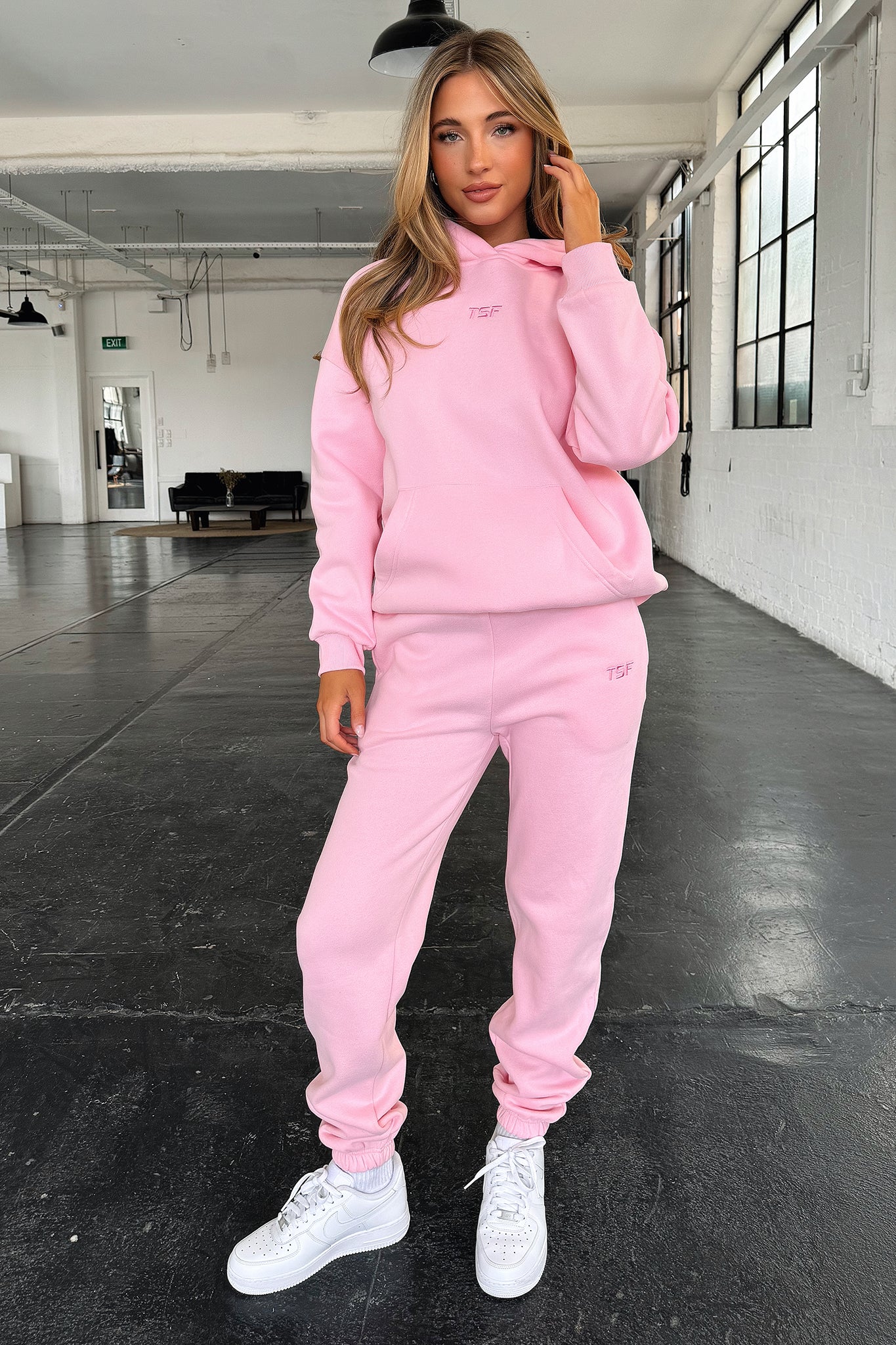 Kaztek Women's Pink Hoodie - Soft Fleece Pullover Sweatshirt for Casual Wear, Gym & Outdoor Activities