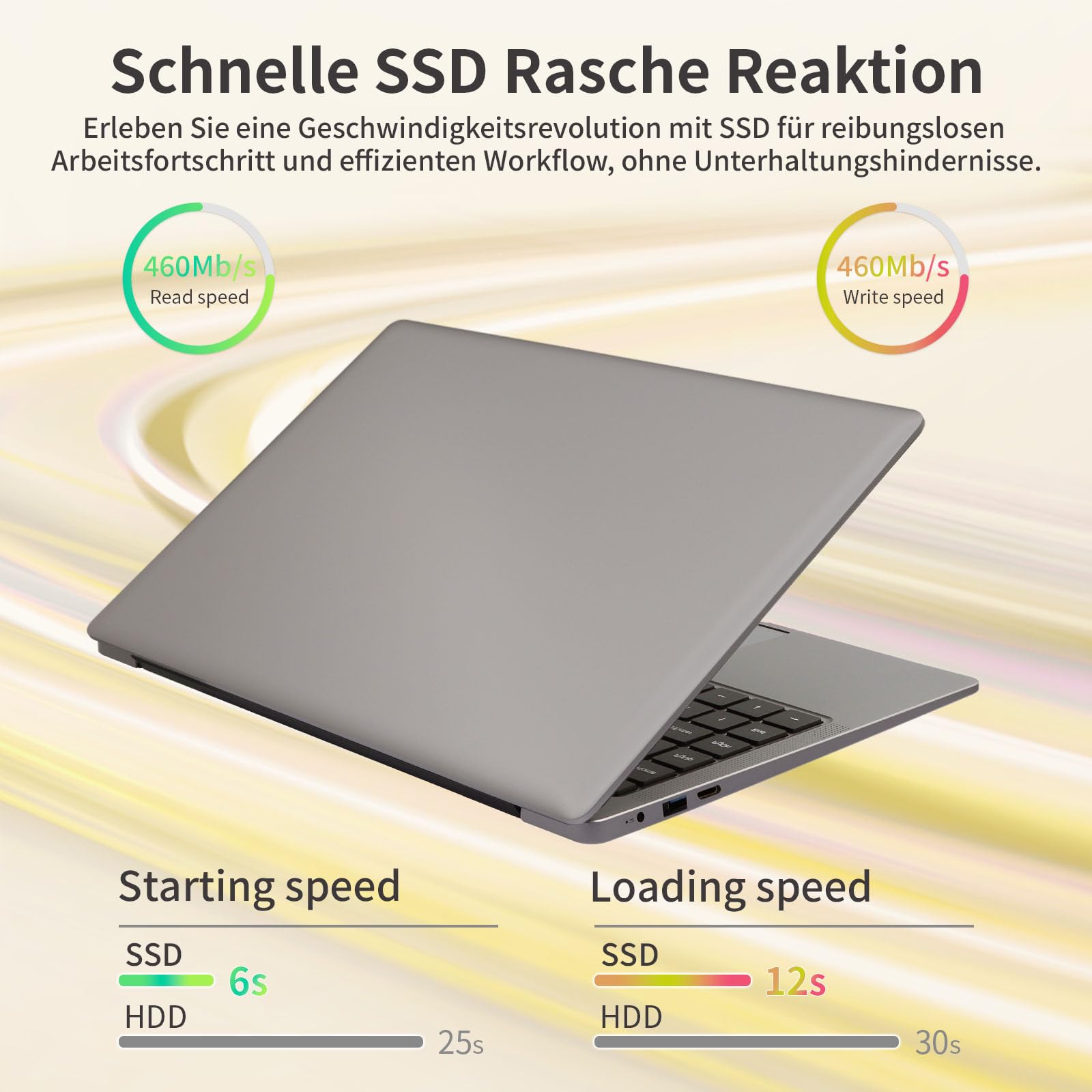 Zyphionix 14 Inch Ultrabook Laptop - 8GB RAM 256GB SSD, Windows 11 Pro, 1920x1080 IPS Display, Intel Celeron N4120 (Up to 2.6GHz), 2x USB 3.0 - Thin & Light Notebook (Gray) for Business, Students & Remote Work