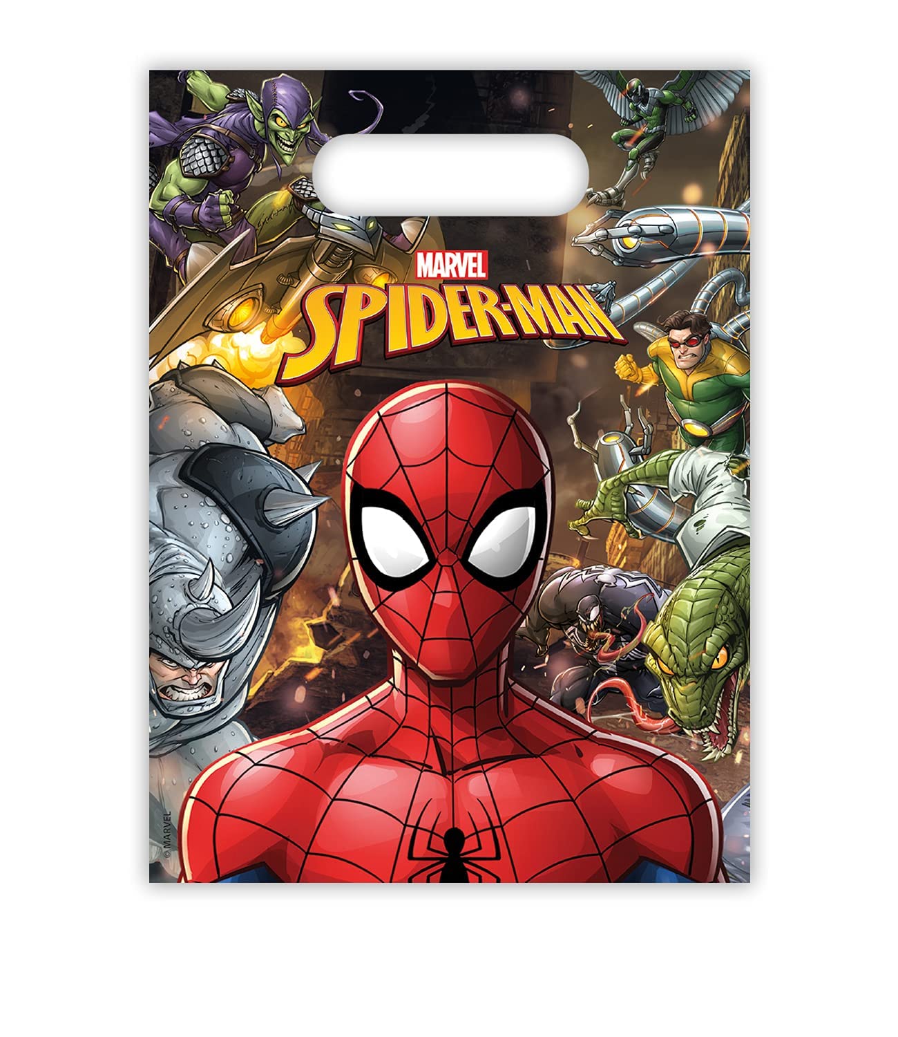 Disney 89213 Red Party Loot Bags - 12 Pack Bulk Party Favors for Kids Birthday, Baby Shower & Holiday Celebrations