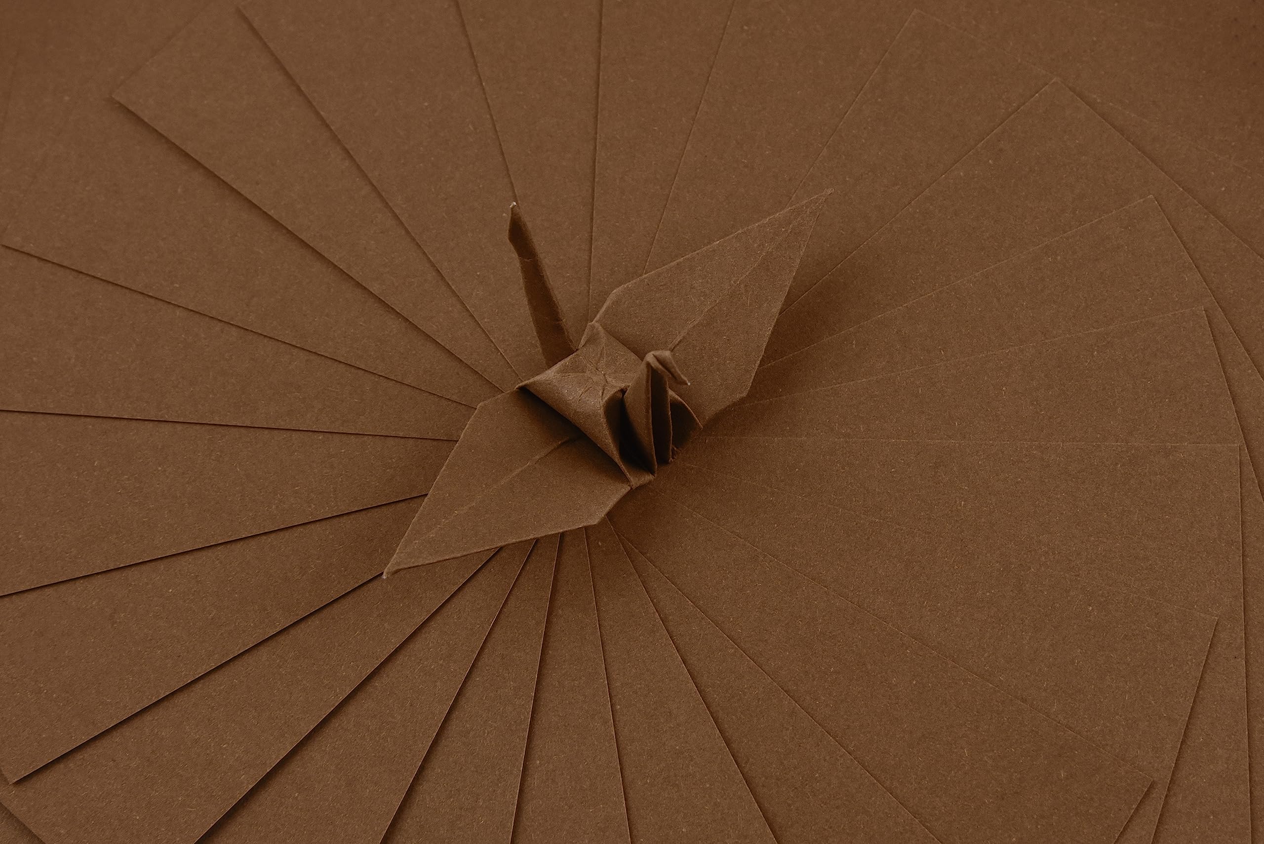 100-Piece Double-Sided Origami Paper Set - 6x6 Inch Square Folding Paper for Origami Cranes, Scrapbooking & DIY Crafts - Lightweight Cardstock in S07 Brown - Perfect for Kids' Art Projects & Home Decor