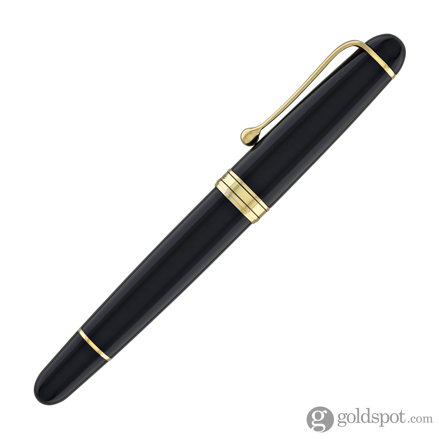Aurora 88 Large Fountain Pen - Black with Gold Trim, 14K Gold Nib - Premium Writing Instrument for Calligraphy, Business & Gift Giving