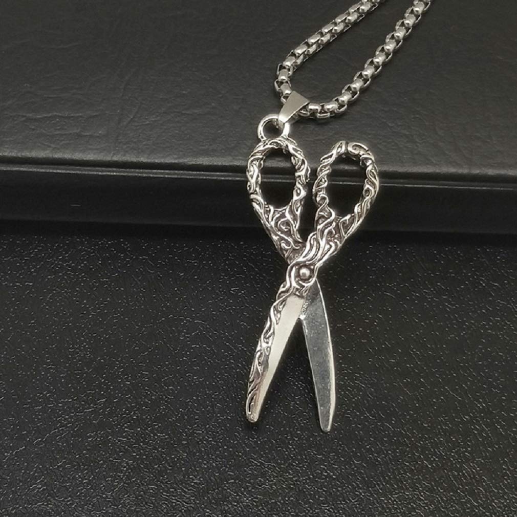 Men's Scissors Pendant Necklace - 27.6