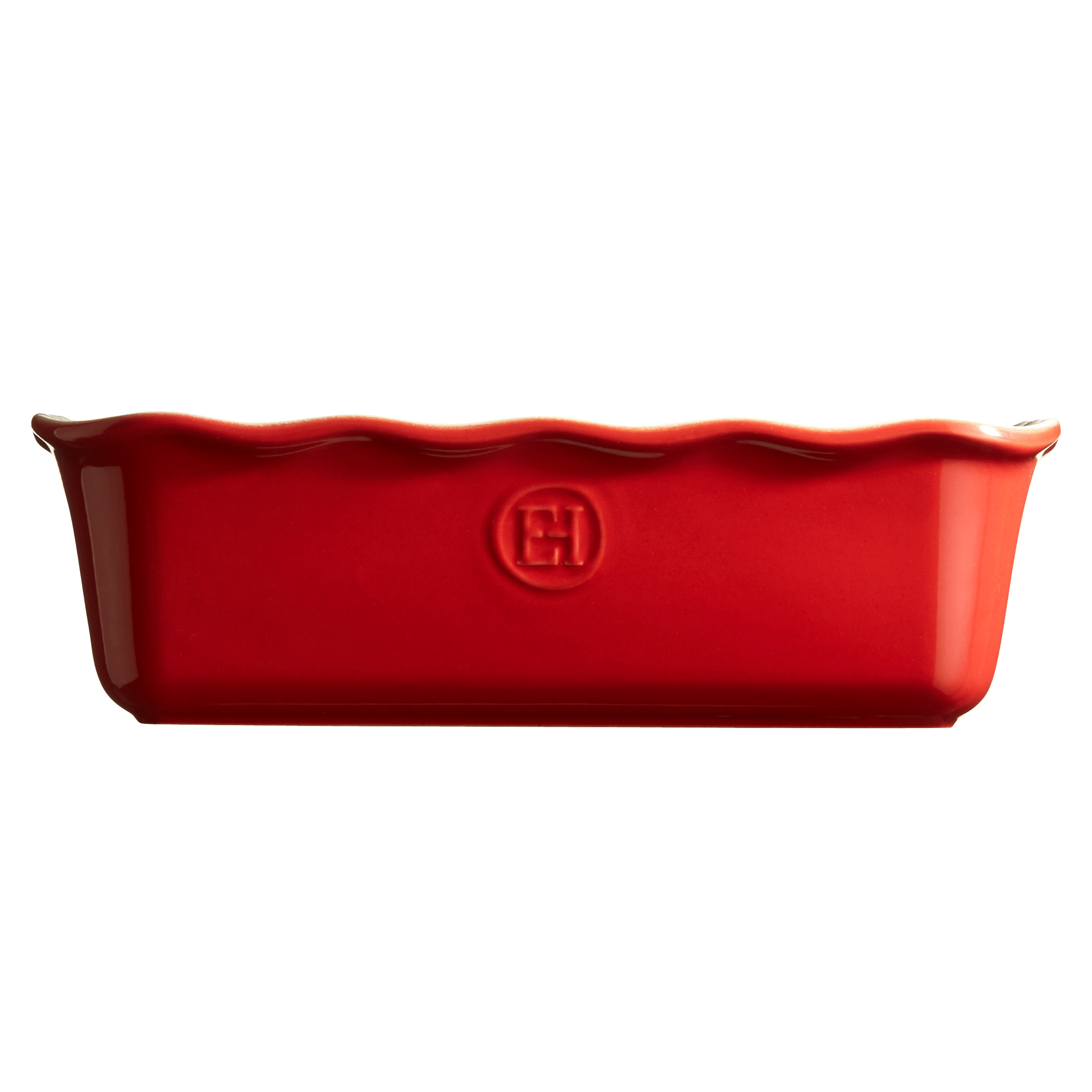 Emile Henry Modern Classics Loaf Pan - 2.5 Qt Ceramic Bread Baking Dish, Red - Perfect for Homemade Bread, Banana Bread & Artisan Loaves - Ideal for Baking, Gift Giving & Kitchen Decor