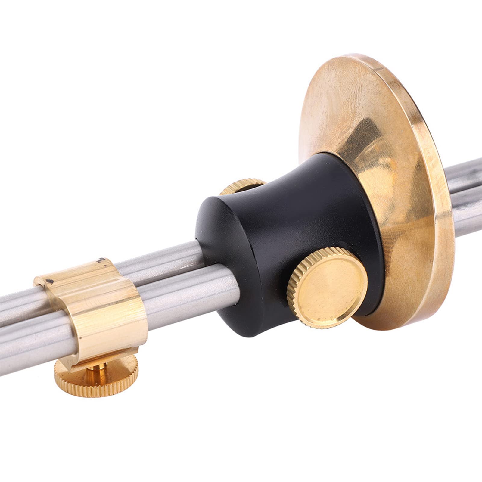 ViaGasaFamido Double-Shaft Wheel Marking Gauge - Adjustable High Precision Carpenter Measuring Tool with Removal Tool for Woodworking, DIY Projects & Furniture Making (Wood Marking Scriber)