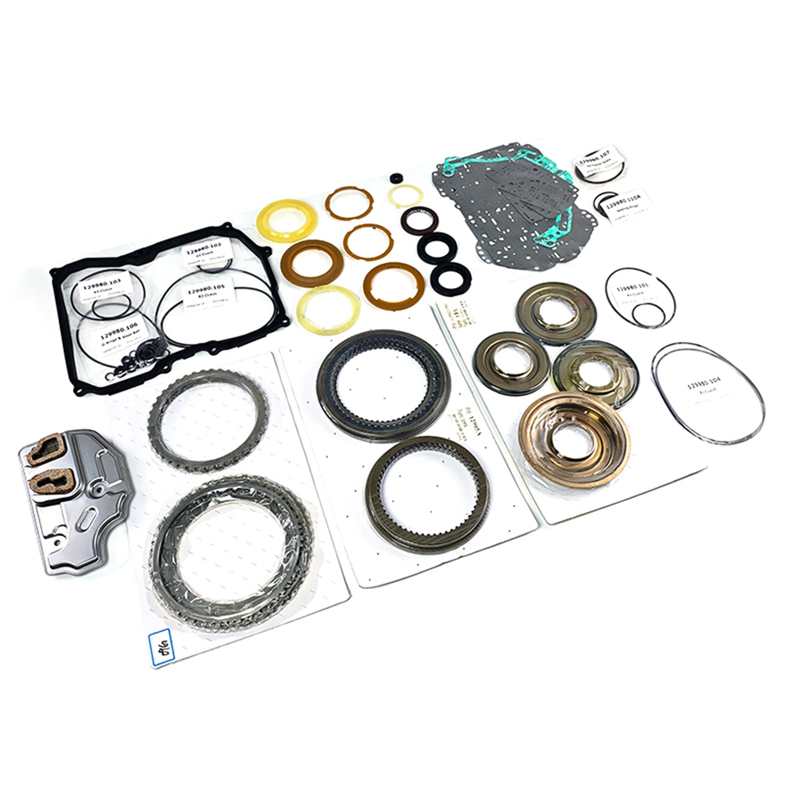 VW Audi 09G Transmission Master Rebuild Kit - Gasket & Clutch Set for 6-Speed Automatic TF60SN - Perfect for Transmission Repair & Maintenance