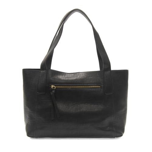 Joy Susan Lottie Medium Tote Bag for Women - Stylish Canvas Shoulder Bag with Zipper Closure - Perfect for Work, Travel & Shopping