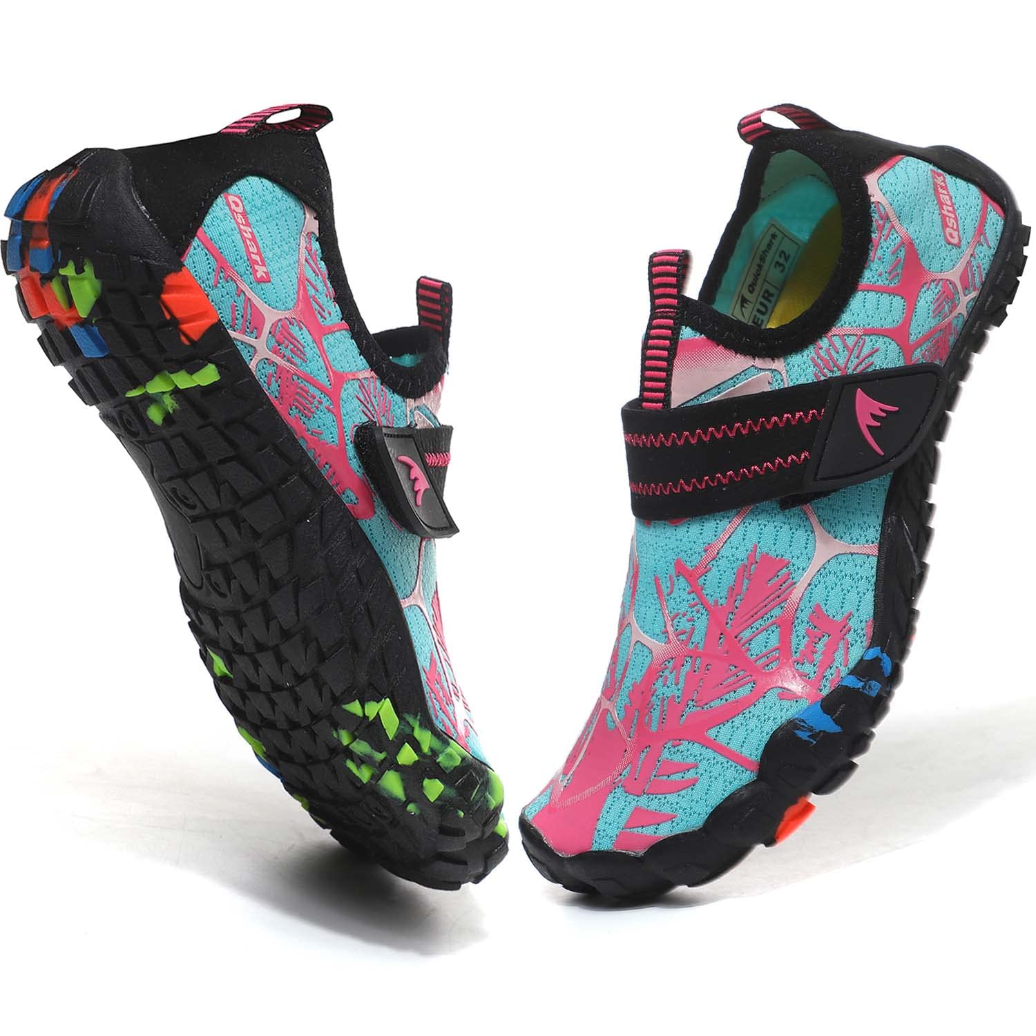 **Kids Water Shoes for Boys & Girls - Lightweight Quick-Dry Aqua Socks, Barefoot Beach Sneakers for Swimming, Pool, Hiking & Walking - Slip-On Sandals (Toddler/Big Kid)** - Perfect for Beach Vacations, Pool Parties & Outdoor Adventures