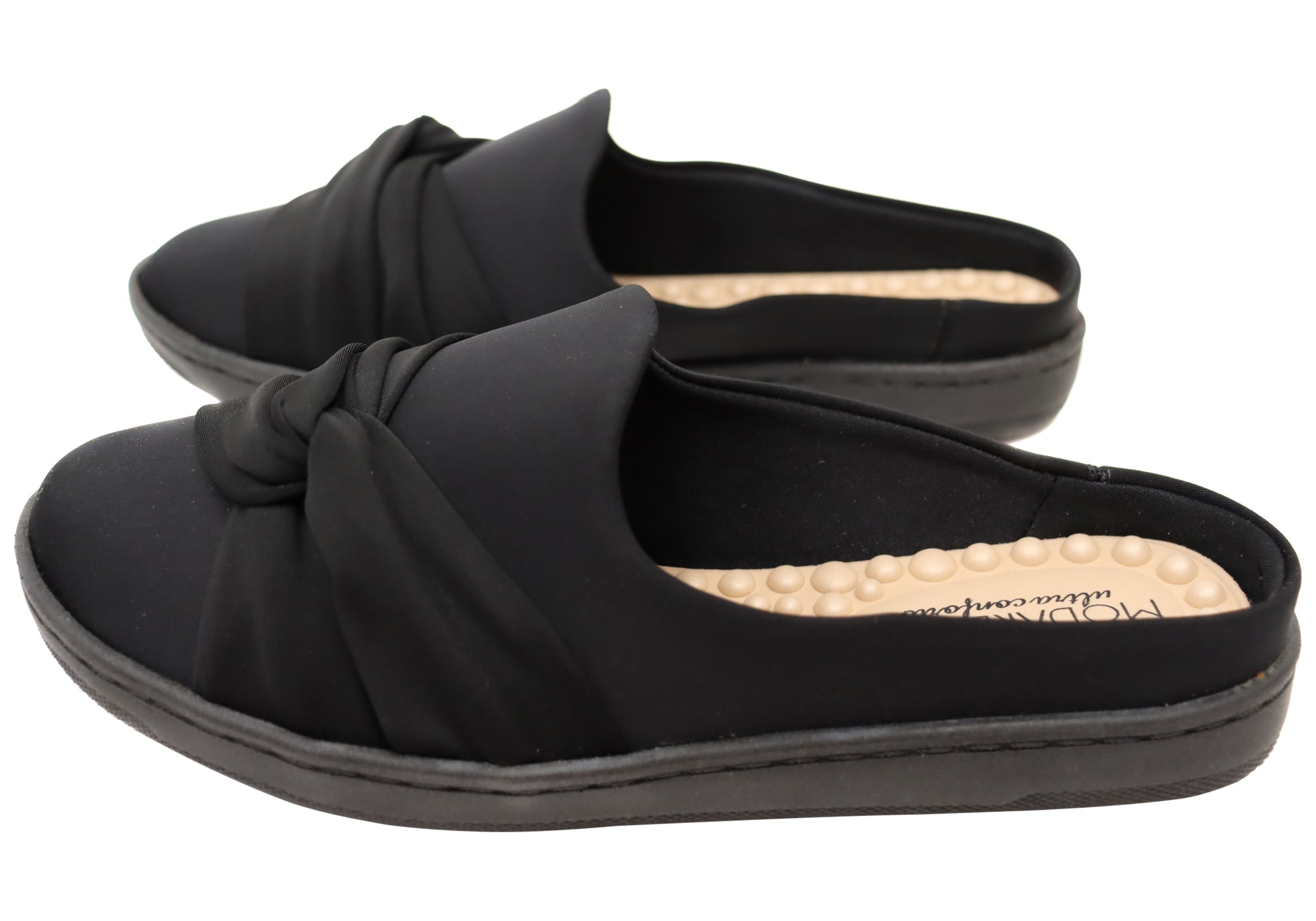 Modare Ultra Comfort Women's Closed Toe Open Back Mules - Slip On House Shoes for Relaxing at Home, Office & Casual Outings