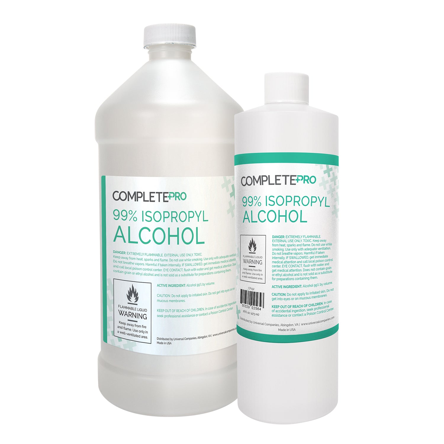 99% Pure Isopropyl Alcohol for Cleaning, Disinfection & First Aid - Complete Pro Rubbing Alcohol for Home, Medical & Electronics Use