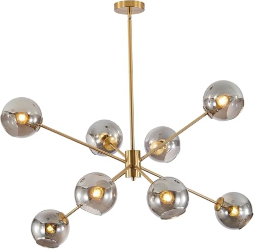 Gold+Smoke Gray, 8 Lights