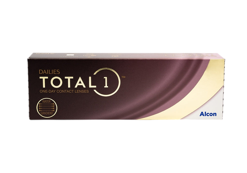 DAILIES TOTAL1® Contact Lenses (30 Pack) - Premium Daily Disposable for All-Day Comfort & Moisture - Perfect for Work, Travel, and Active Lifestyles
