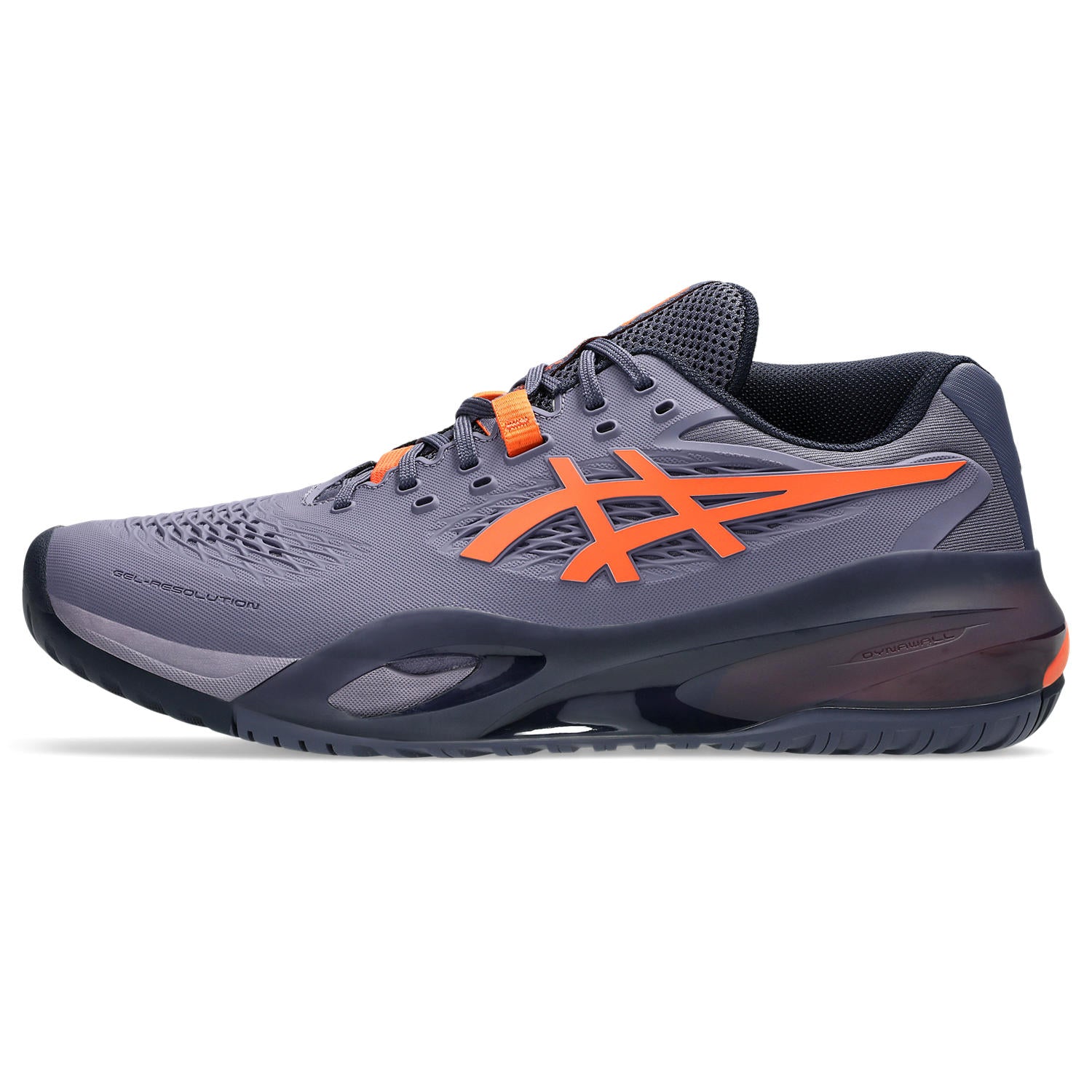 ASICS Gel Resolution X Wide Men's Tennis Shoes - Grey/Orange | High-Performance Court Shoes for Competitive Play & Training