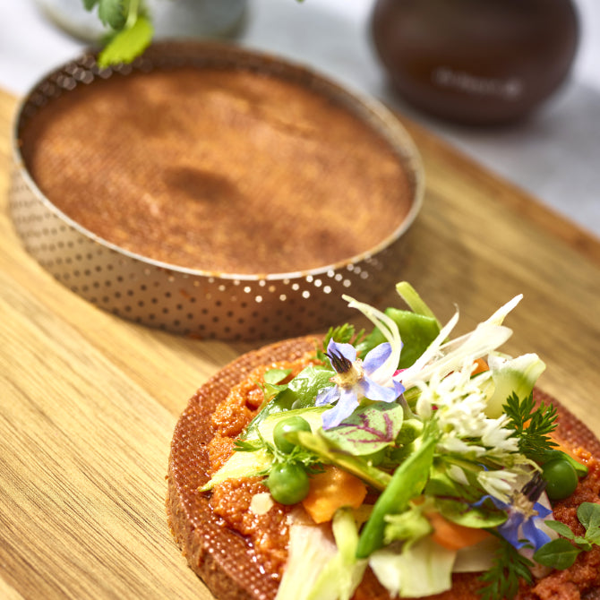 Valrhona Perforated Tart Rings 0.78
