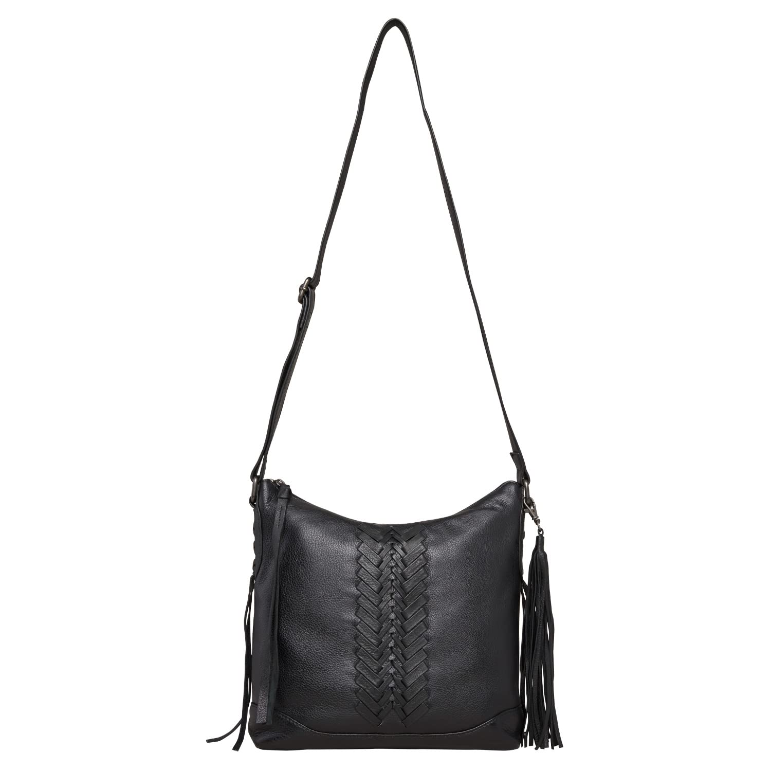 Blake Leather Concealed Carry Crossbody Purse for Women - Secure Locking Zippers & Built-in Gun Holster - Perfect for Everyday Carry, Travel, and Self-Defense