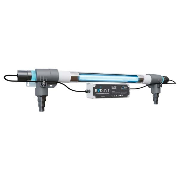 Evolution Aqua Evo Titanium Enhanced UV Clarifier for Ponds & Aquariums - Crystal Clear Water Solution for Fish Tanks, Koi Ponds & Water Features
