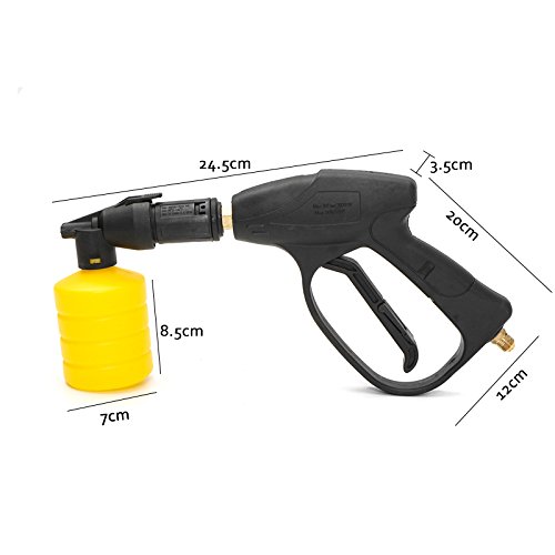 **High Pressure Electric Portable Washer Gun & Pump Set - Yellow | Ideal for Car Washing, Home Cleaning, and Outdoor Use**