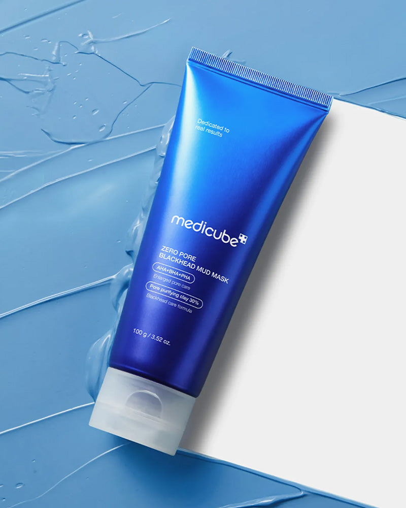 Medicube Zero Pore Blackhead Mud Mask - Deep Cleansing Pore Minimizer for Oily & Acne-Prone Skin | Perfect for Weekly Detox & Pre-Makeup Prep