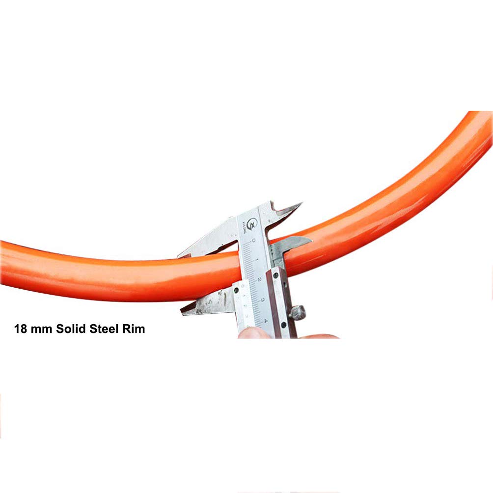 Aoneky Heavy Duty Outdoor Basketball Rim Replacement - Durable Steel Hoop for Driveway, Park & Backyard Basketball Court - Perfect for Kids & Adults