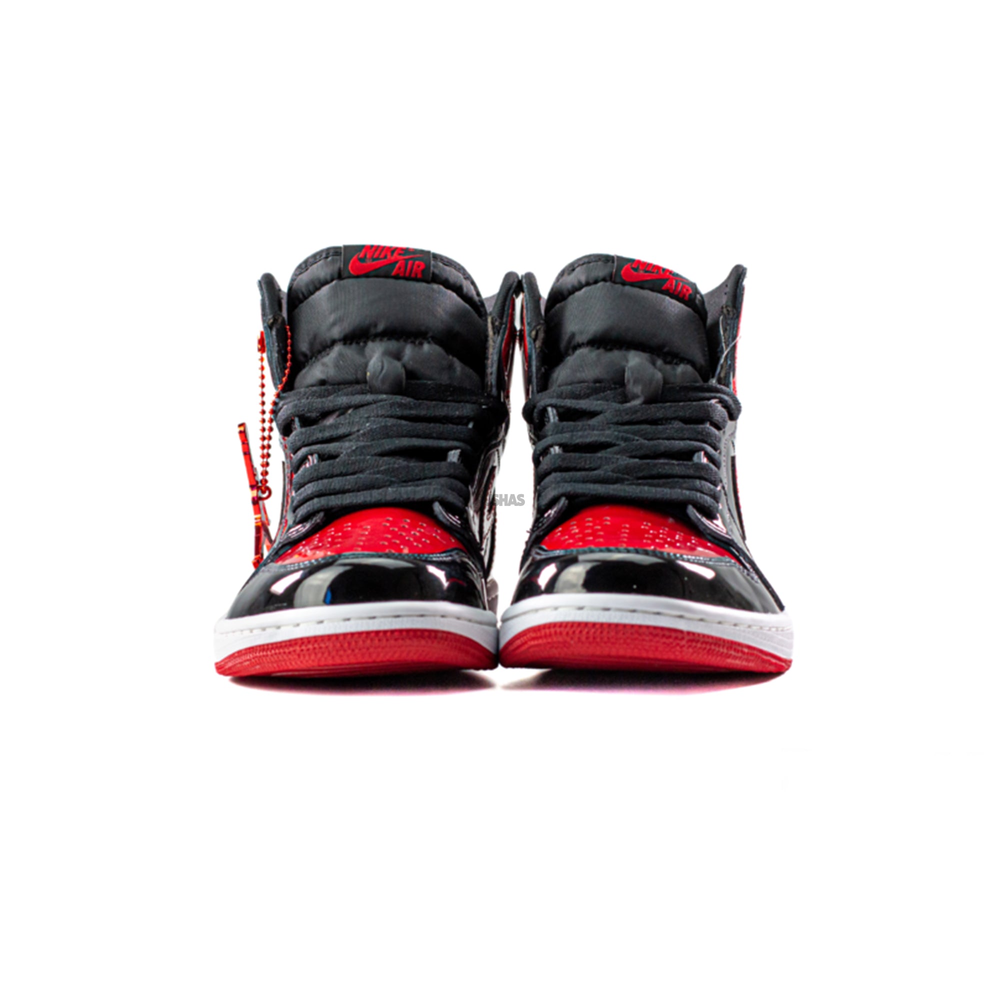 Air Jordan 1 High 'Patent Bred' GS (2021) - Red & Black Basketball Shoes for Girls - Perfect for School, Sports & Streetwear Fashion