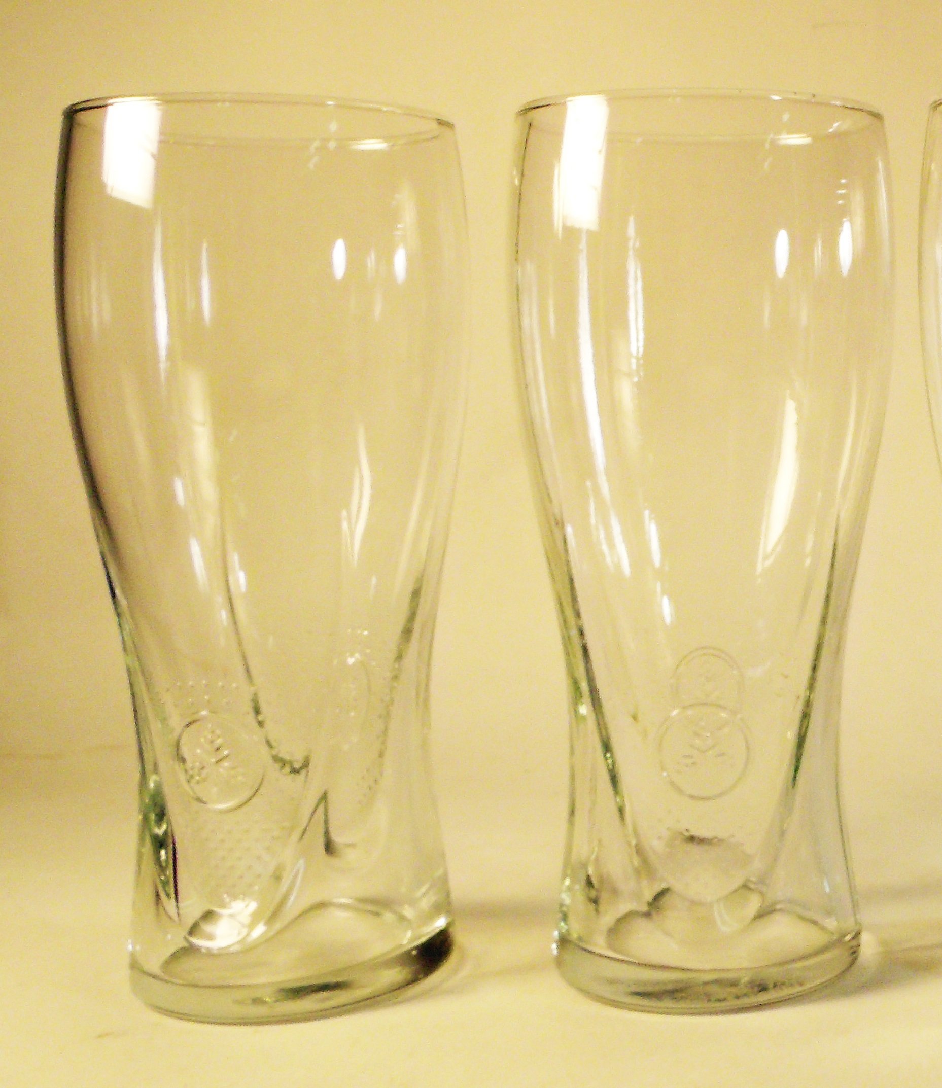 Set of 2 Miller Lite Beer Glasses 16 oz - Premium Barware for Lager, Ale & Craft Beer - Perfect for Parties, BBQs & Home Bars