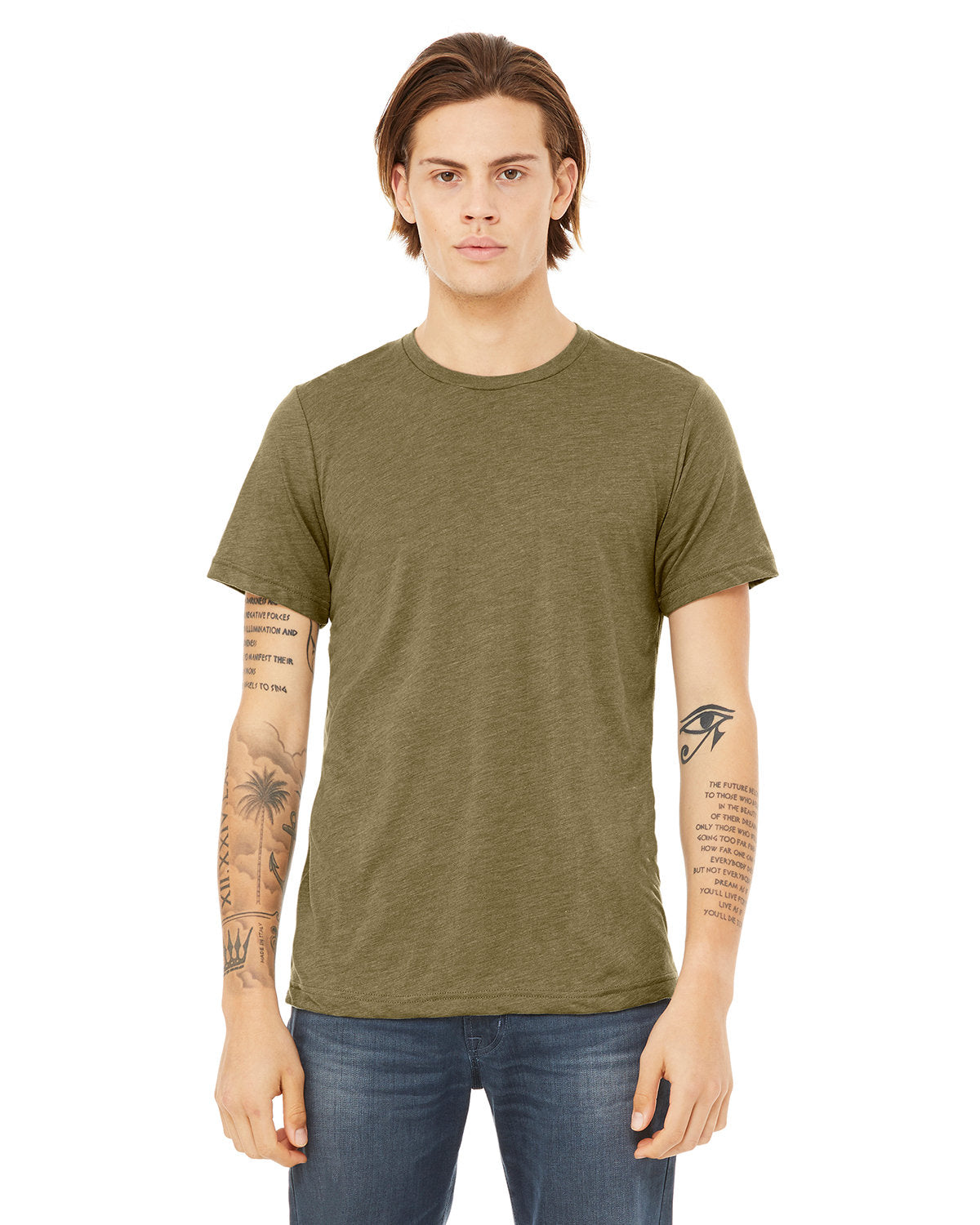 Bella + Canvas 3413C Premium Unisex Triblend T-Shirt - Soft Tri-Blend Fabric for Men & Women - Perfect for Casual Wear, Gym, and Everyday Comfort