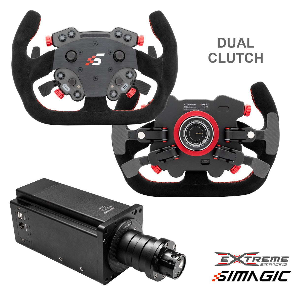 Simagic Alpha U Direct Drive Racing Wheel - 23Nm High Torque Force Feedback for PC & PS5 - Perfect for Sim Racing, Drifting, and Competitive Gaming