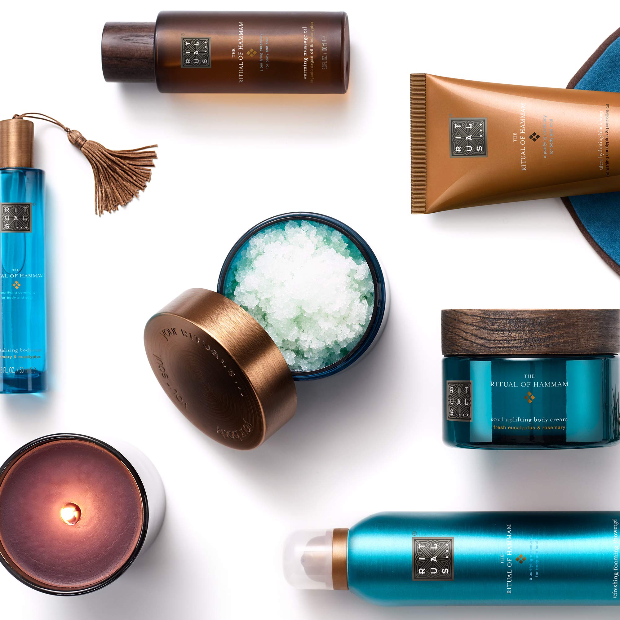 RITUALS The Ritual of Hammam Body Cream - 220ml | Hydrating & Nourishing Moisturizer for Dry Skin | Perfect for Spa Day & Relaxation at Home