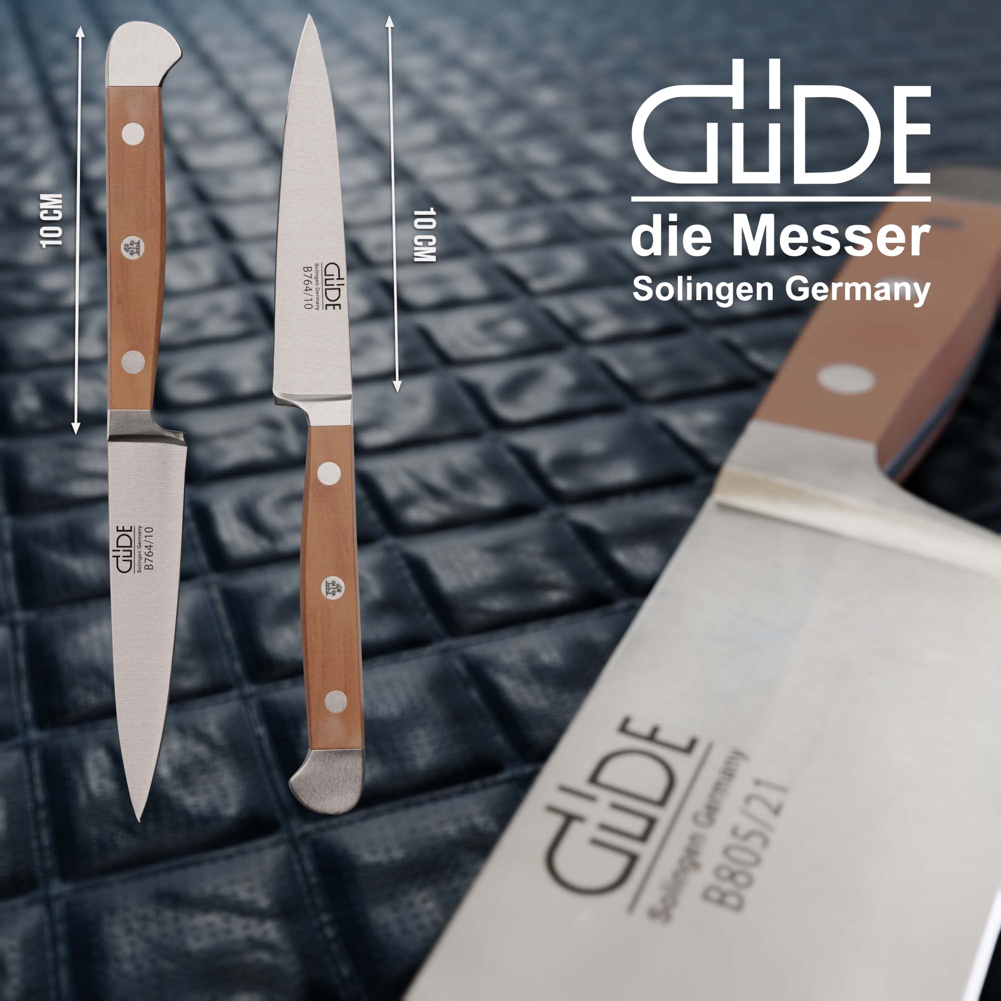 Güde Alpha Pear Series Hand Forged Paring Knife 4-inch - Premium Ice Hardened German Steel - Solingen Crafted Since 1910 - Razor Sharp Kitchen Knife for Peeling, Slicing Fruits & Vegetables - Perfect for Home Chefs & Professional Cooking